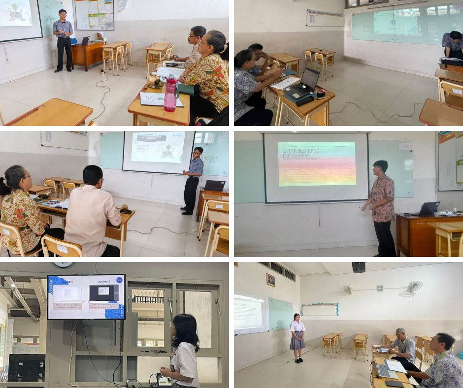 Uji Presentasi Laporan PKL Siswa Kelas XII