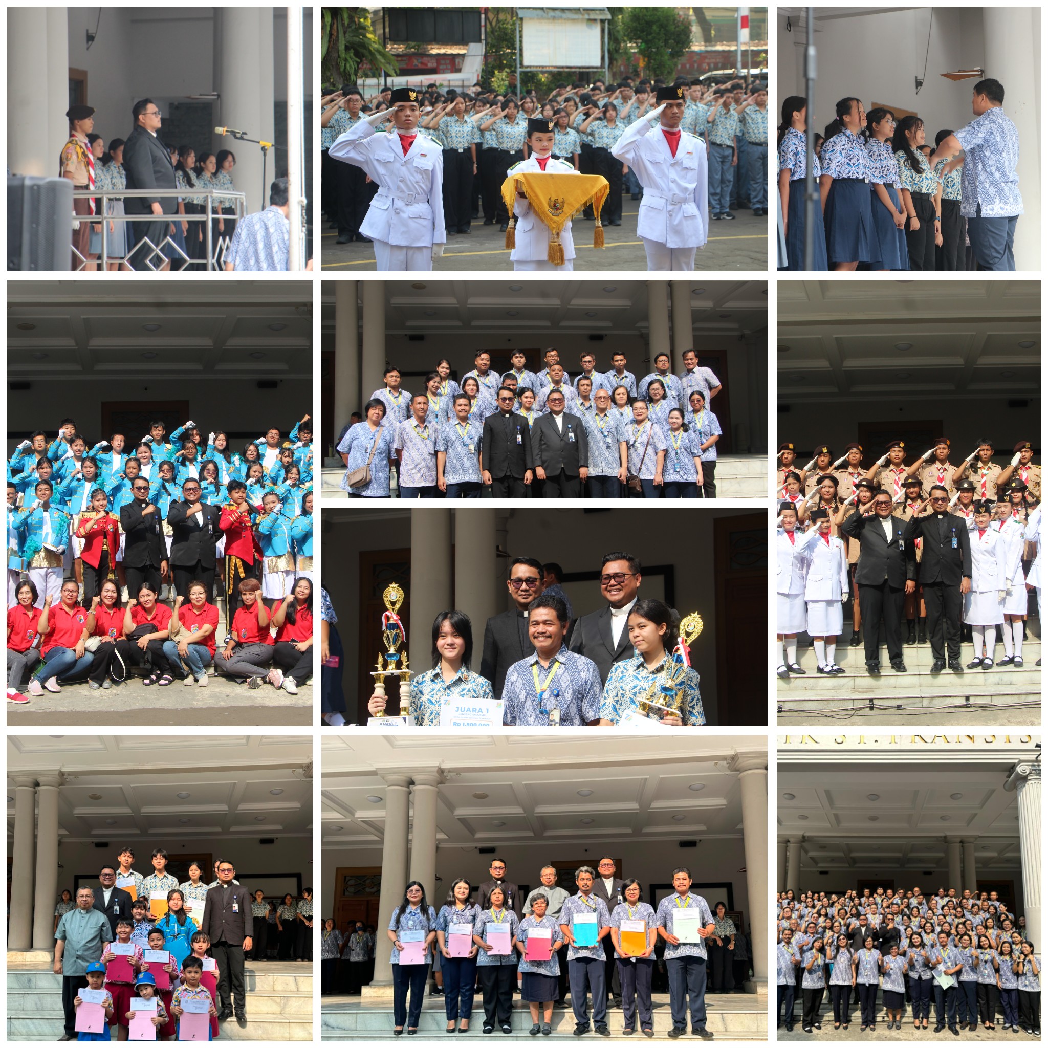 Upacara Memperingati HUT Yayasan Mardi Yuana ke-77