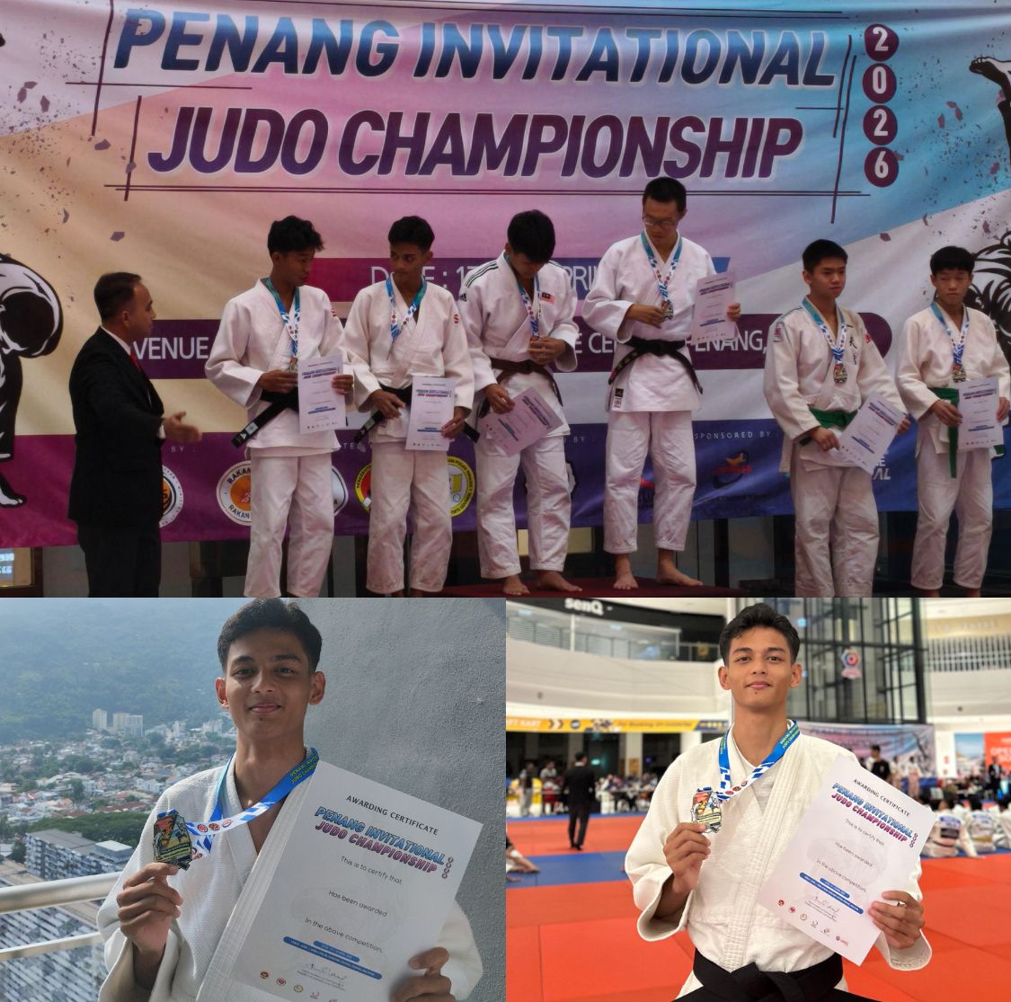 Afgan raih Juara 2 Judo di PENANG Invitational Judo Championship 2026